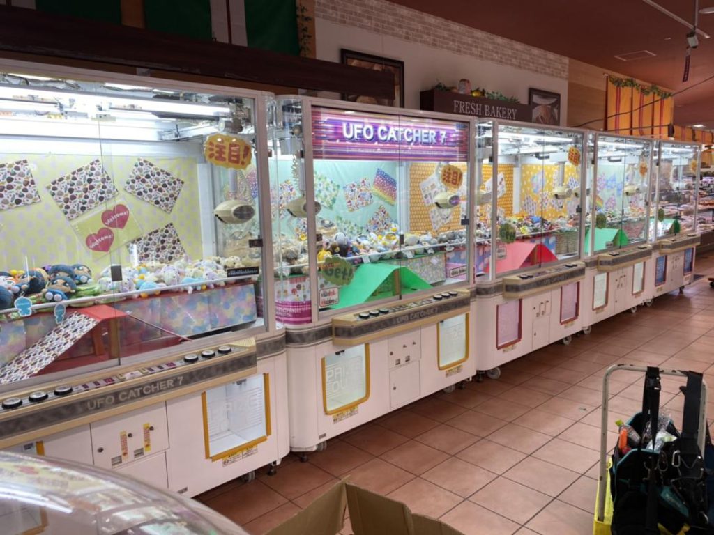 ダイエー三国店様、無人ゲームコーナー展開