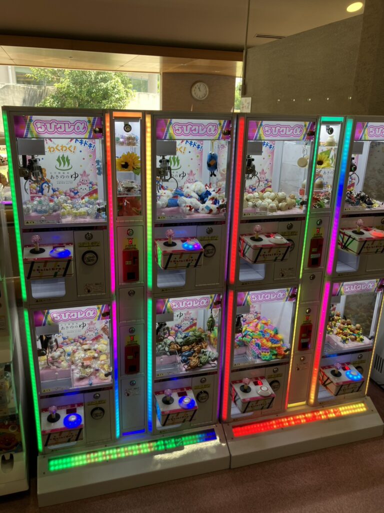 【天然温泉あきのの湯】お土産コーナーのスペースも活用！