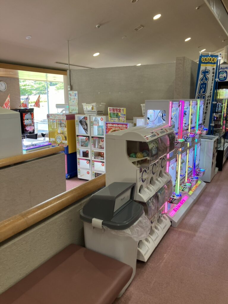 【天然温泉あきのの湯】お土産コーナーのスペースも活用！