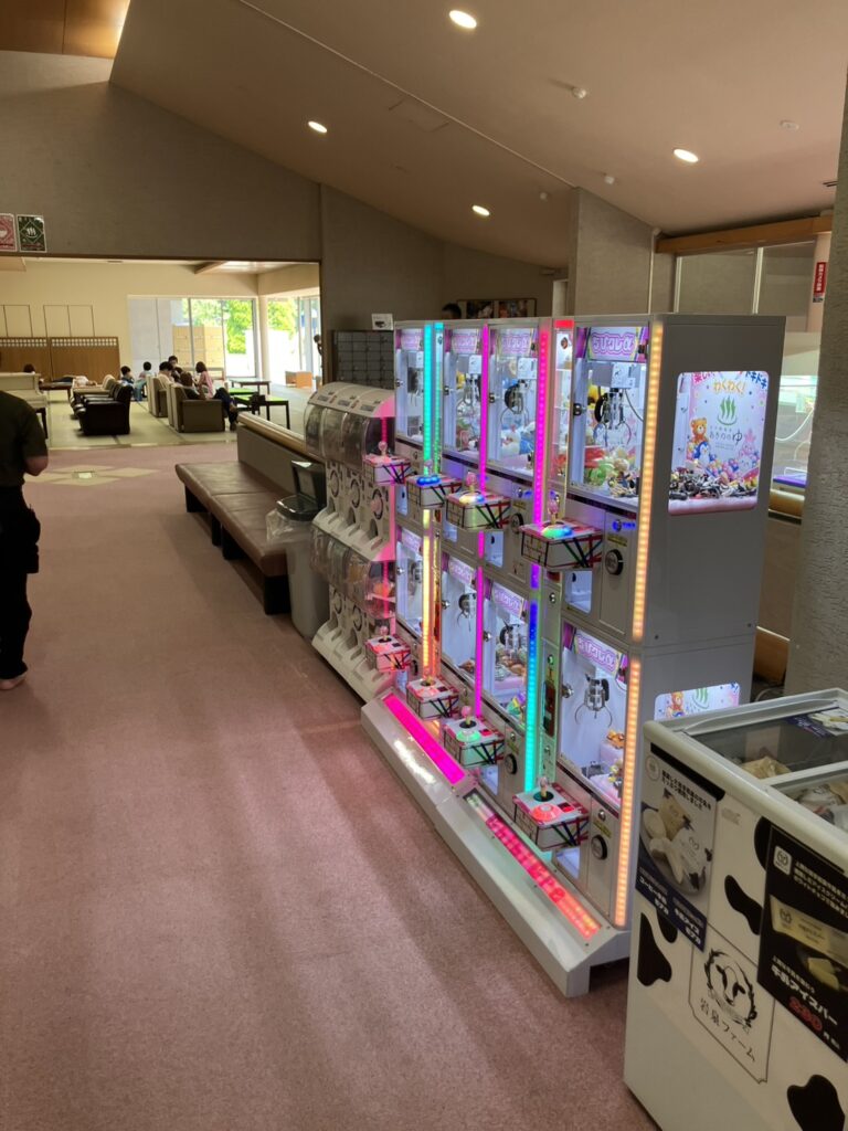 【天然温泉あきのの湯】お土産コーナーのスペースも活用！