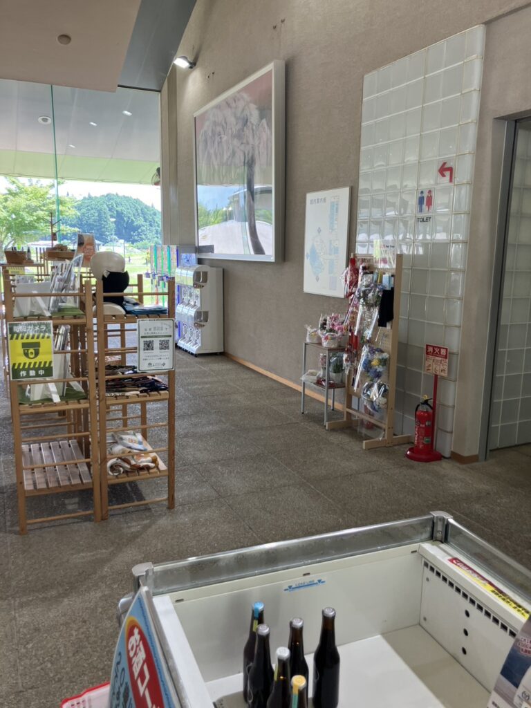【天然温泉あきのの湯】お土産コーナーのスペースも活用！